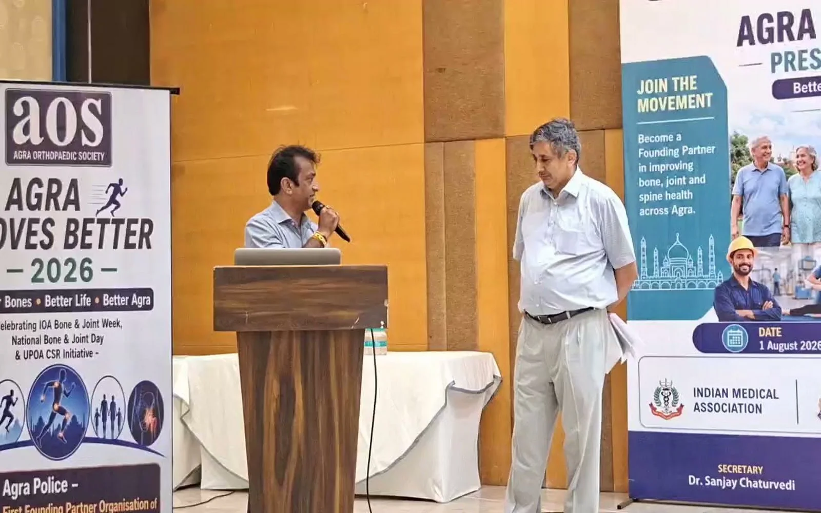 Interactive discussion during the Agra Moves Better 2026 launch and partners meeting