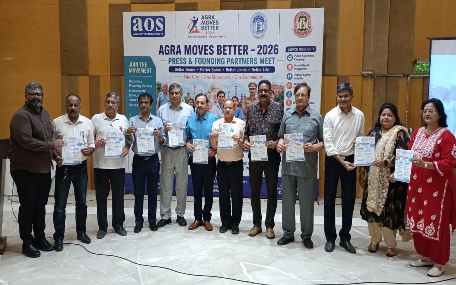 AOS members and partners at the Agra Moves Better 2026 launch