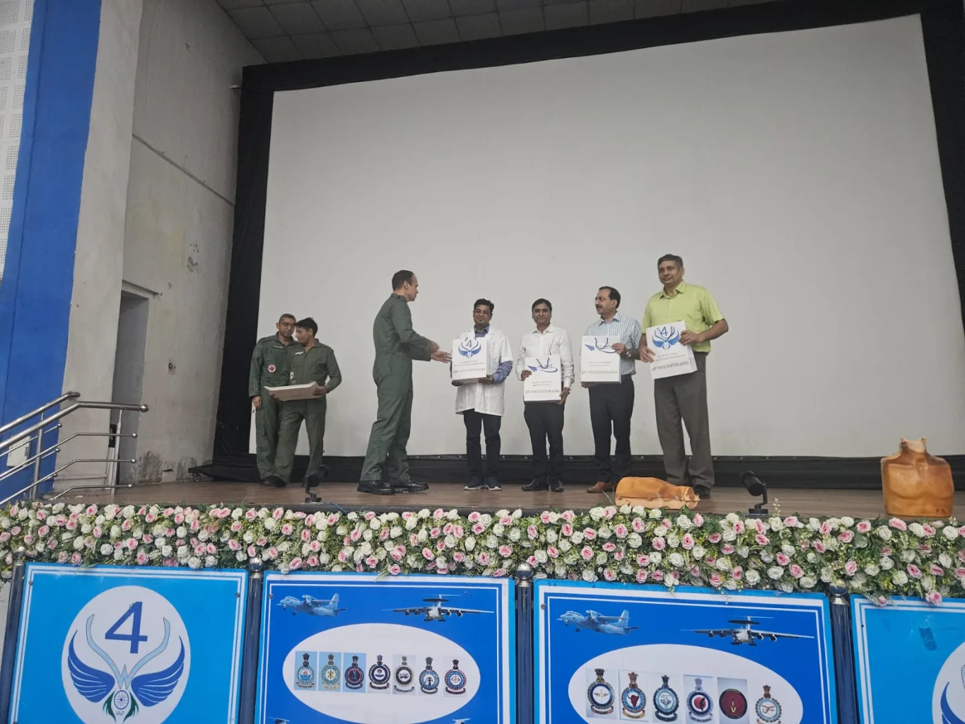 Awareness session during the AOS Air Force and Airport workplace programme