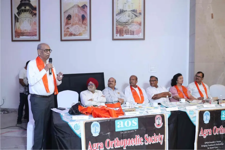 Society members at an AOS programme