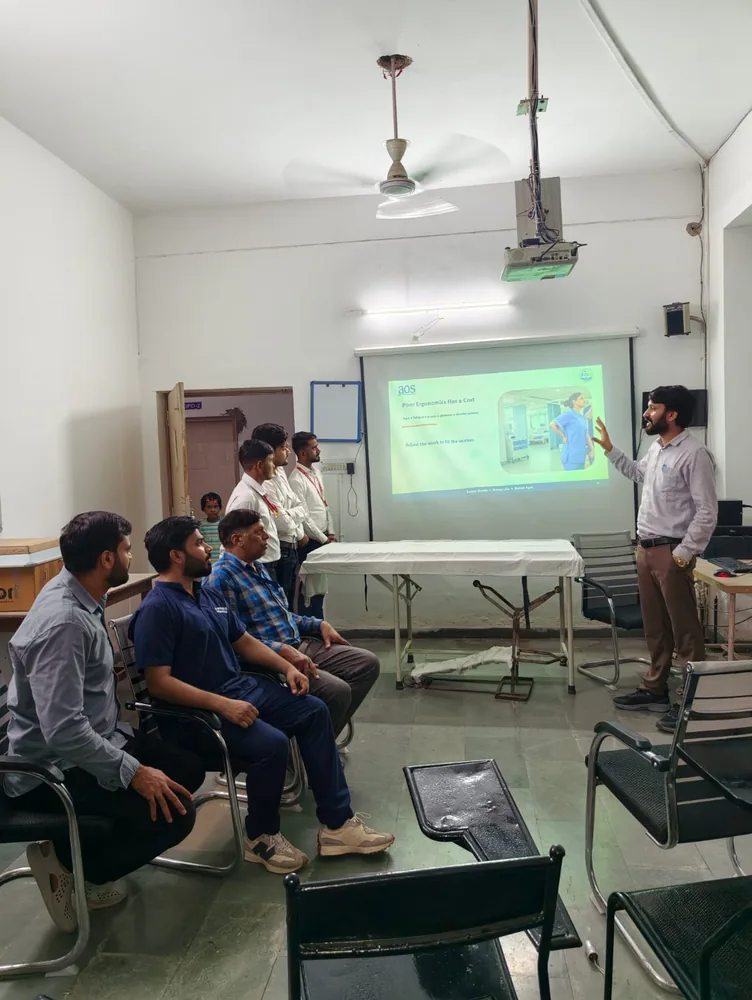 Community participants attending an Agra Moves Better bone-health awareness session