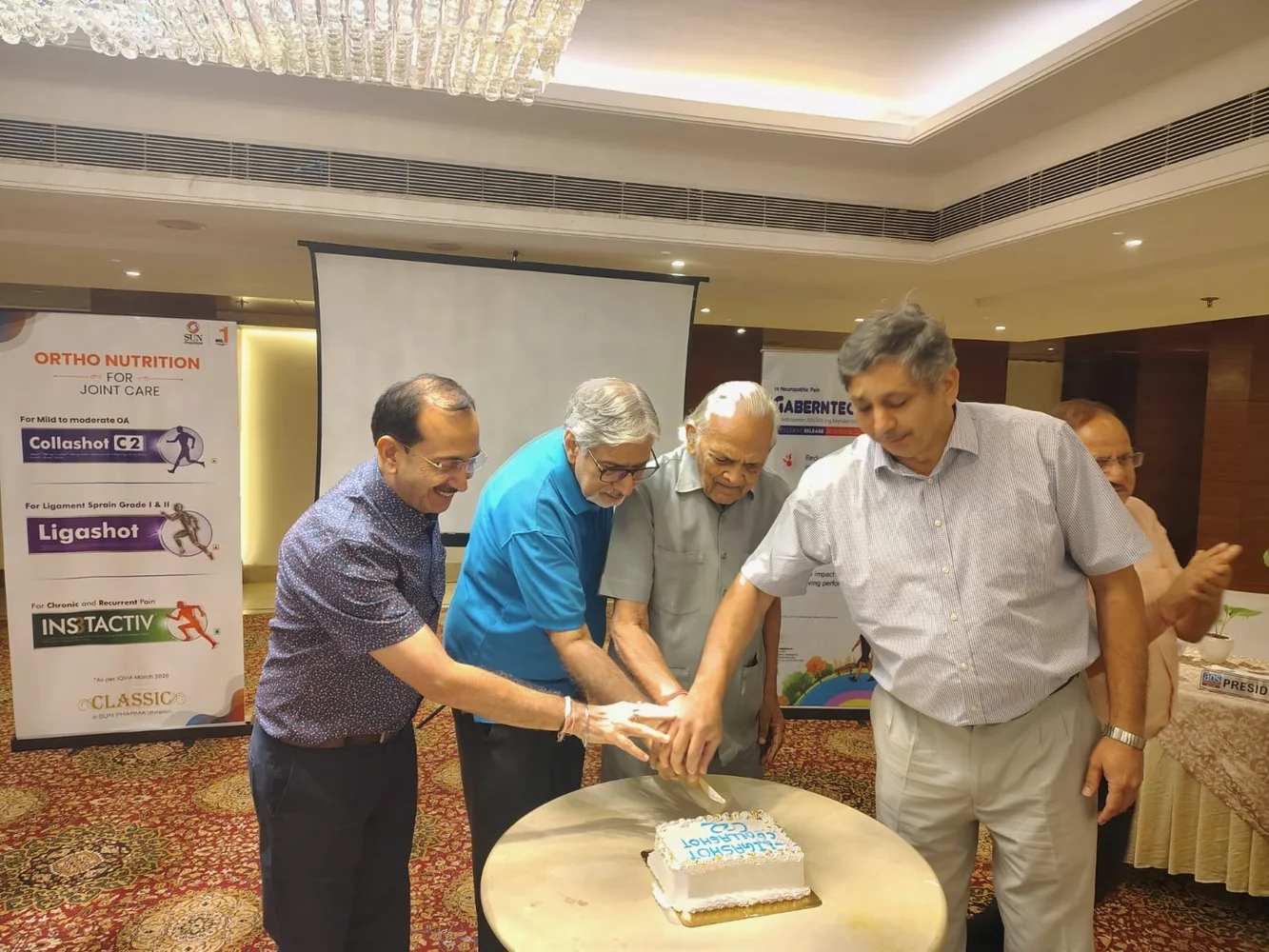 AOS members marking a fellowship moment during the 1 August 2026 General Body Meeting