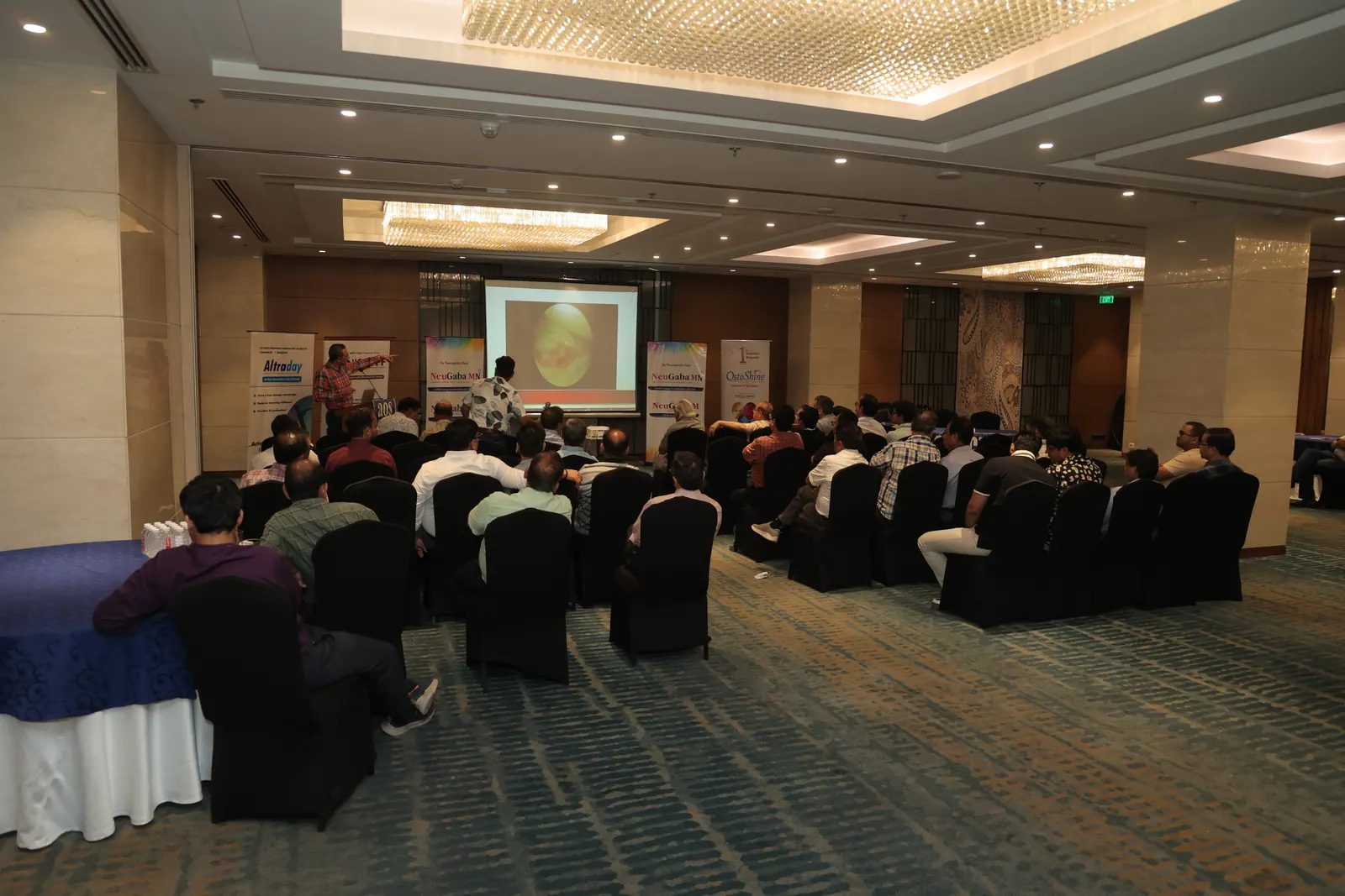 Full hall view during the AOS academic programme