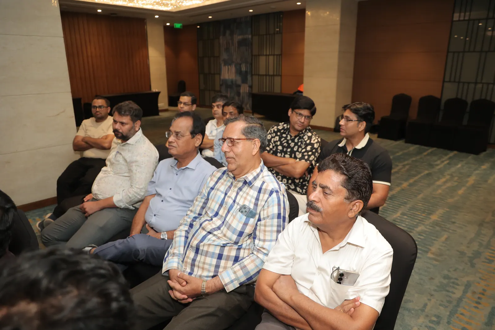 Members listening during the General Body Meeting