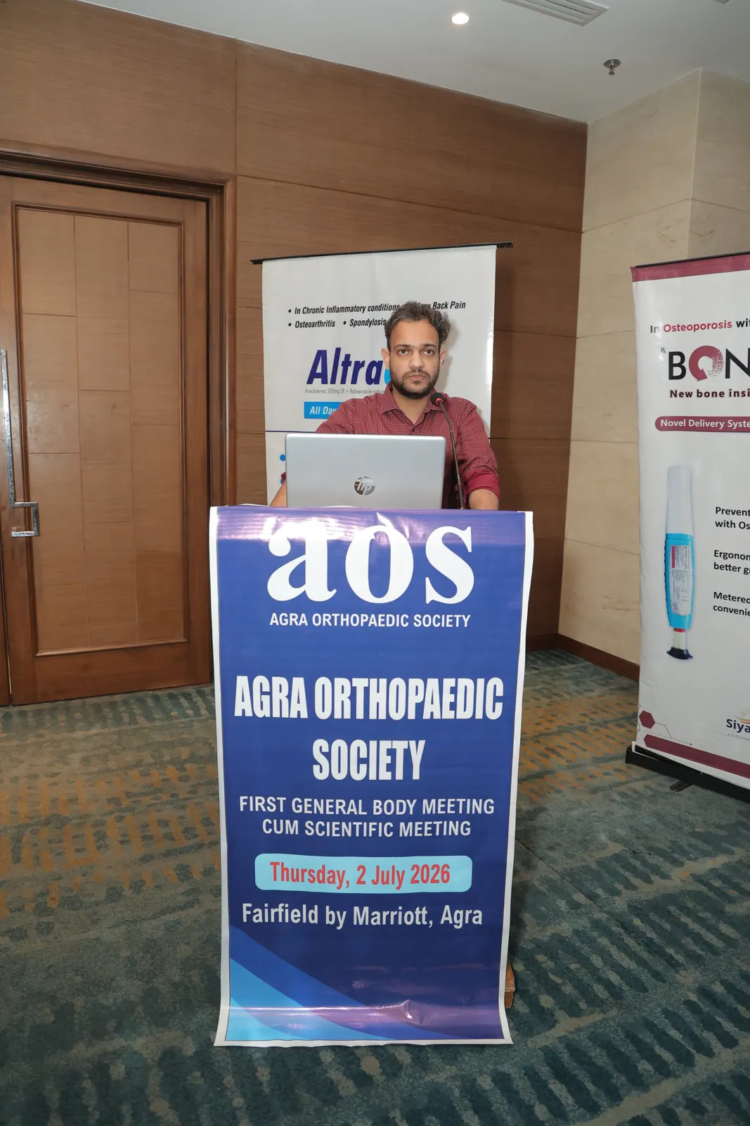 Programme board for the AOS First General Body Meeting cum Scientific Meeting on 2 July 2026