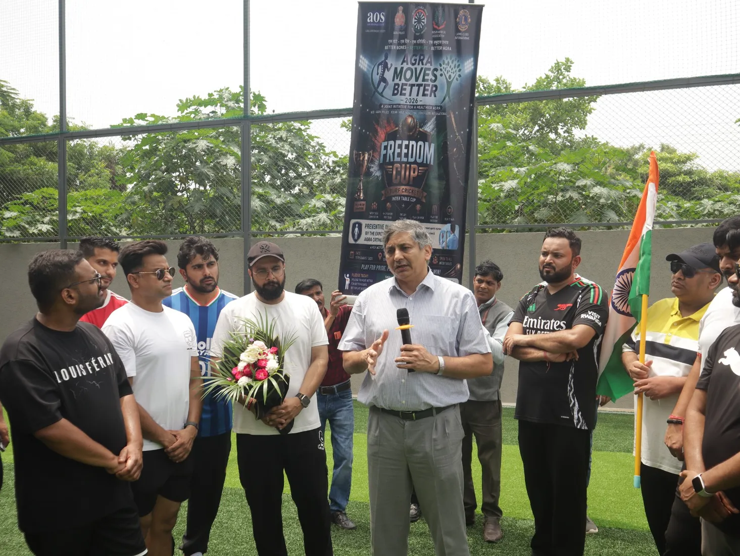 AOS Independence Day and workplace outreach activity under Agra Moves Better 2026 6