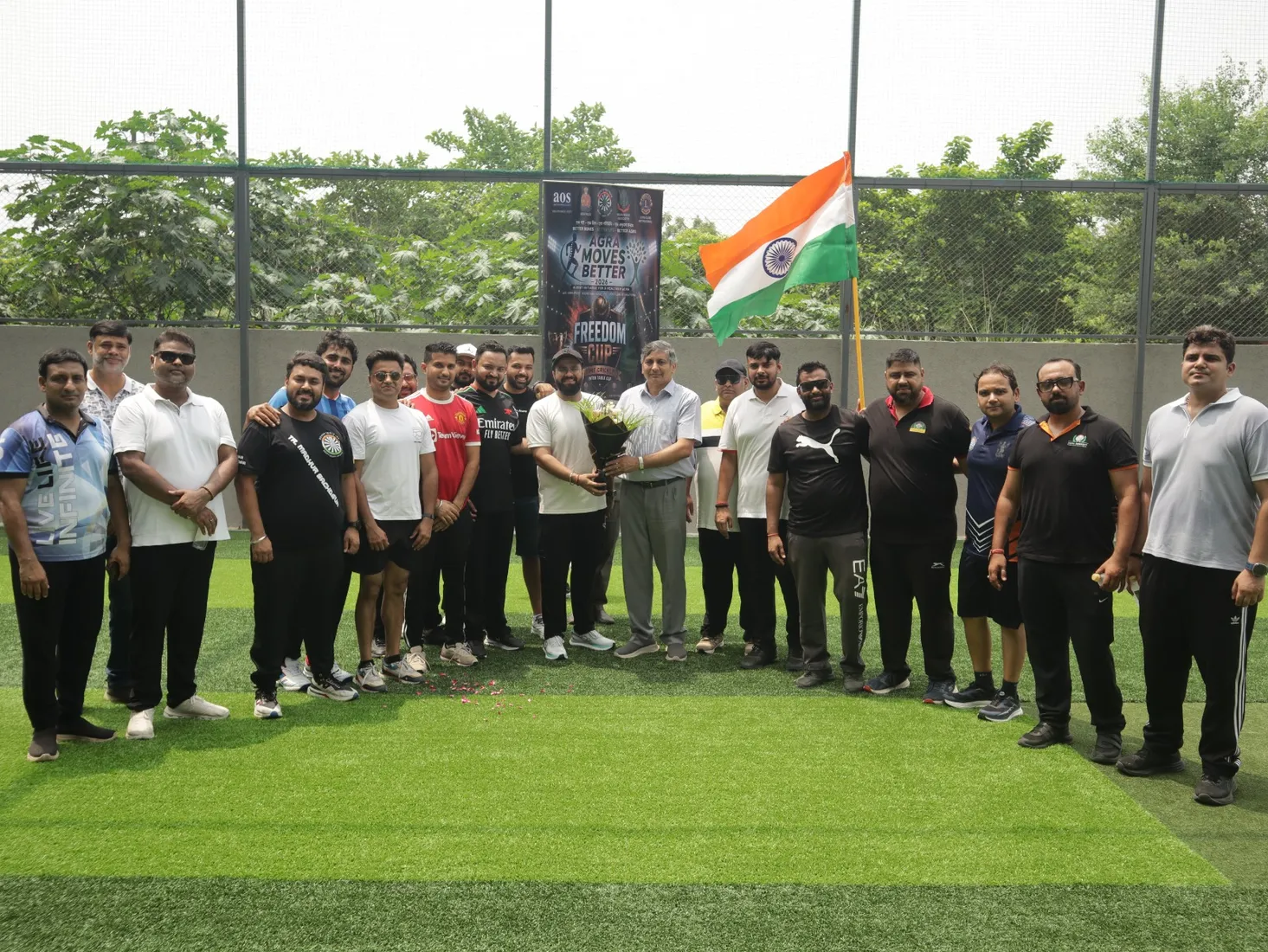 AOS Independence Day and workplace outreach activity under Agra Moves Better 2026 7