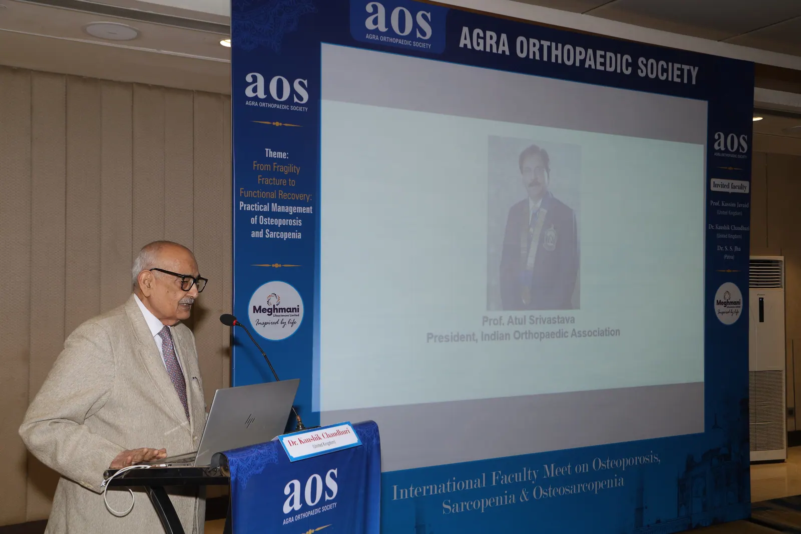 AOS members and faculty at the Osteoporosis and Sarcopenia Symposium on 11 July 2026