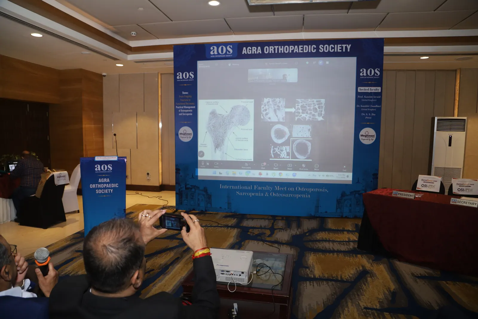 AOS members and faculty at the Osteoporosis and Sarcopenia Symposium on 11 July 2026
