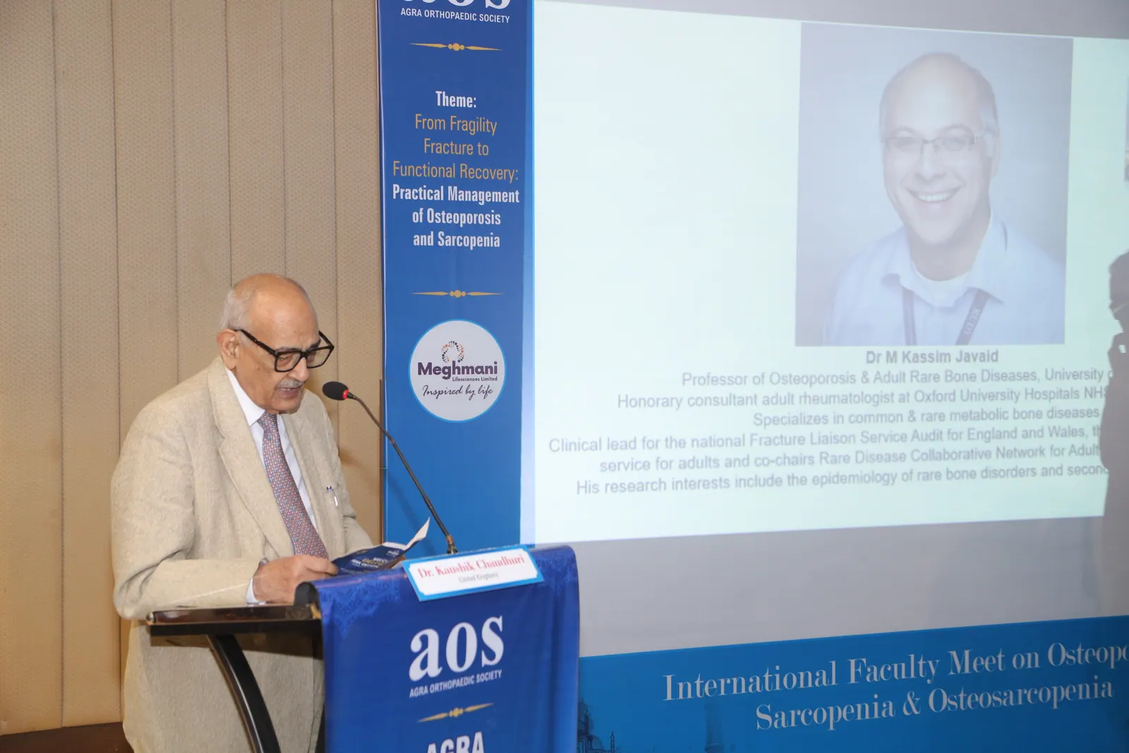 AOS members and faculty at the Osteoporosis and Sarcopenia Symposium on 11 July 2026