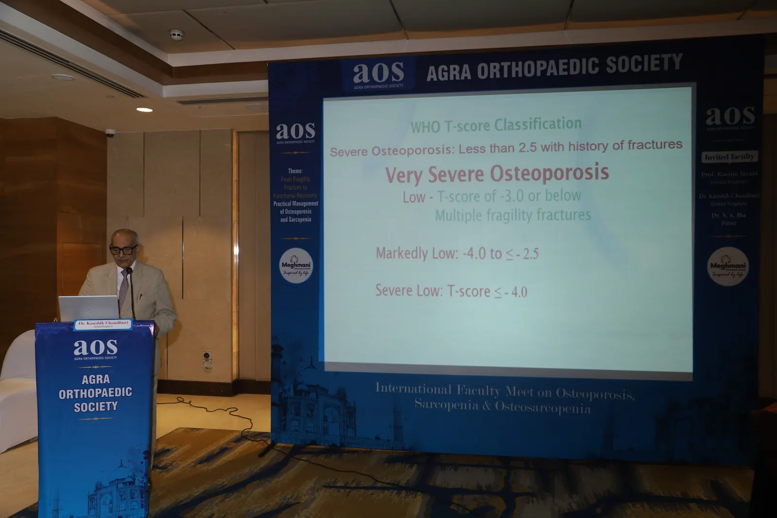 AOS members and faculty at the Osteoporosis and Sarcopenia Symposium on 11 July 2026
