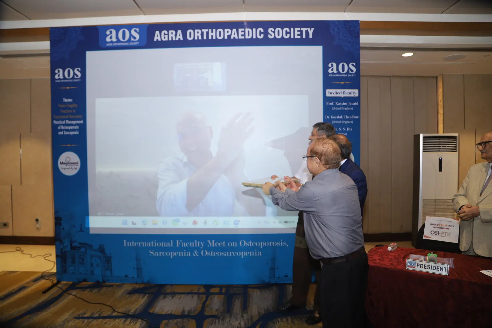 AOS members and faculty at the Osteoporosis and Sarcopenia Symposium on 11 July 2026