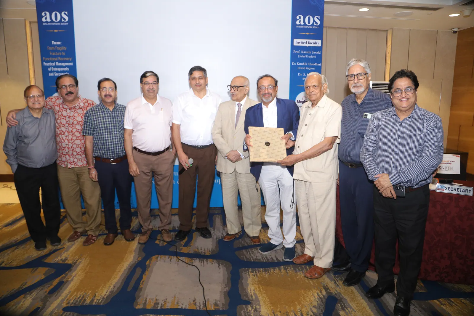 AOS members and faculty at the Osteoporosis and Sarcopenia Symposium on 11 July 2026