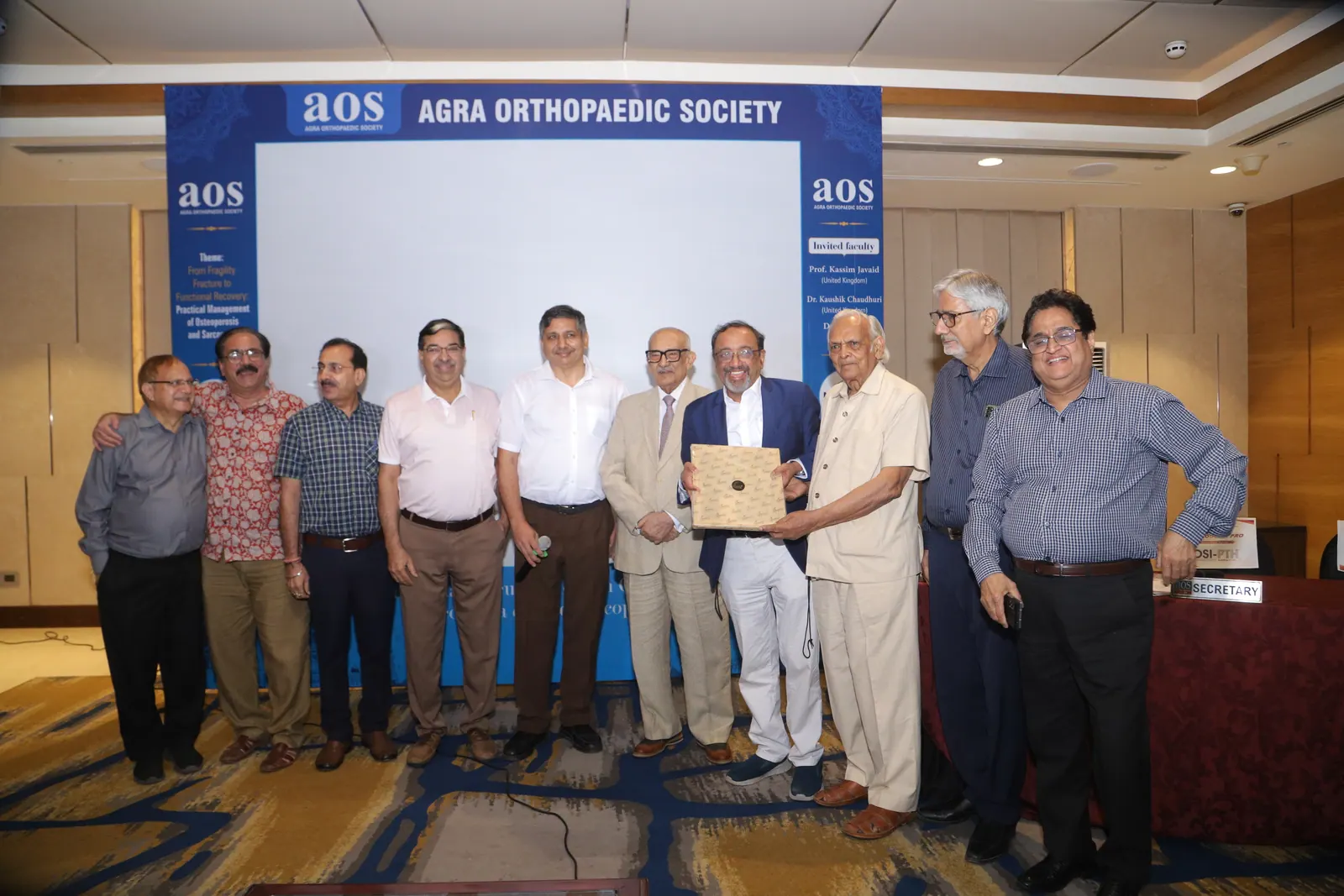 AOS members and faculty at the Osteoporosis and Sarcopenia Symposium on 11 July 2026