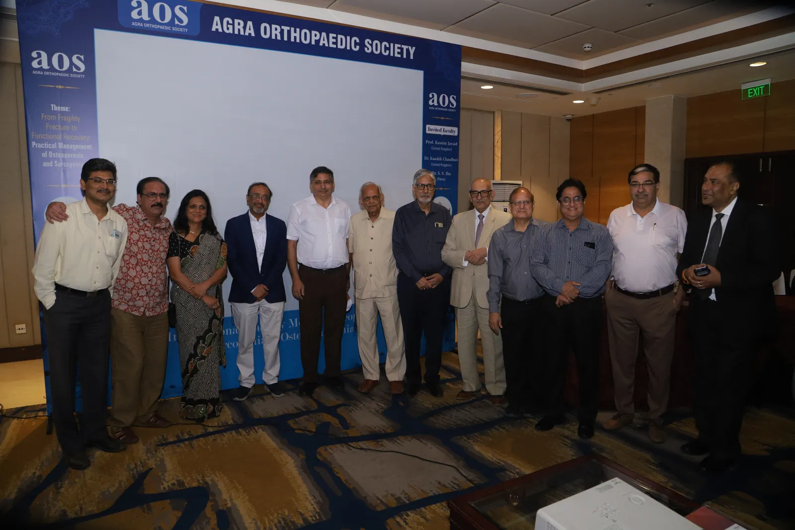 AOS members and faculty at the Osteoporosis and Sarcopenia Symposium on 11 July 2026