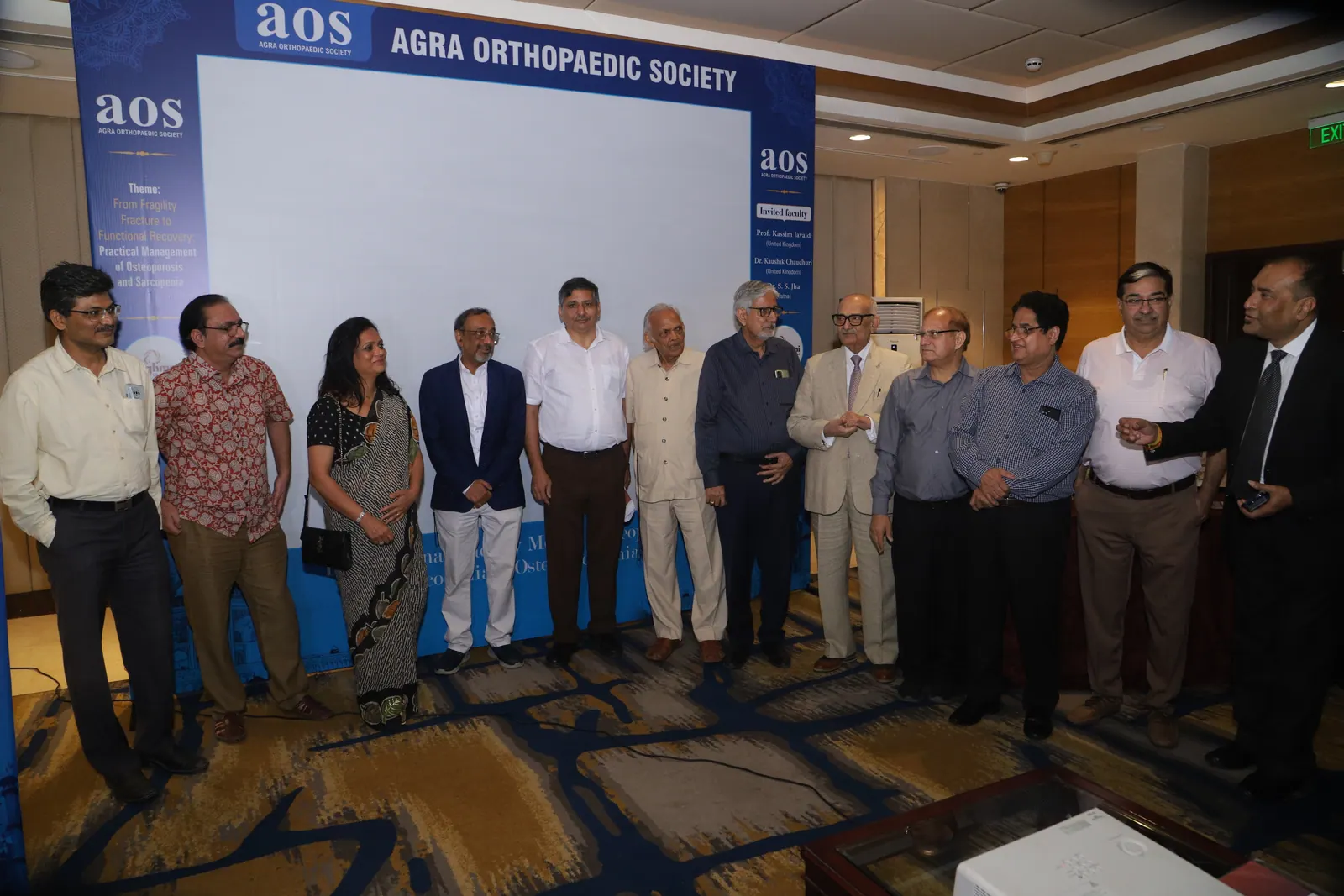 AOS members and faculty at the Osteoporosis and Sarcopenia Symposium on 11 July 2026