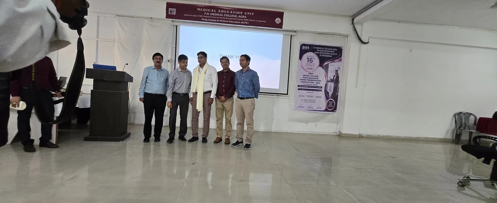 Group photograph from the AOS postgraduate paper presentation competition