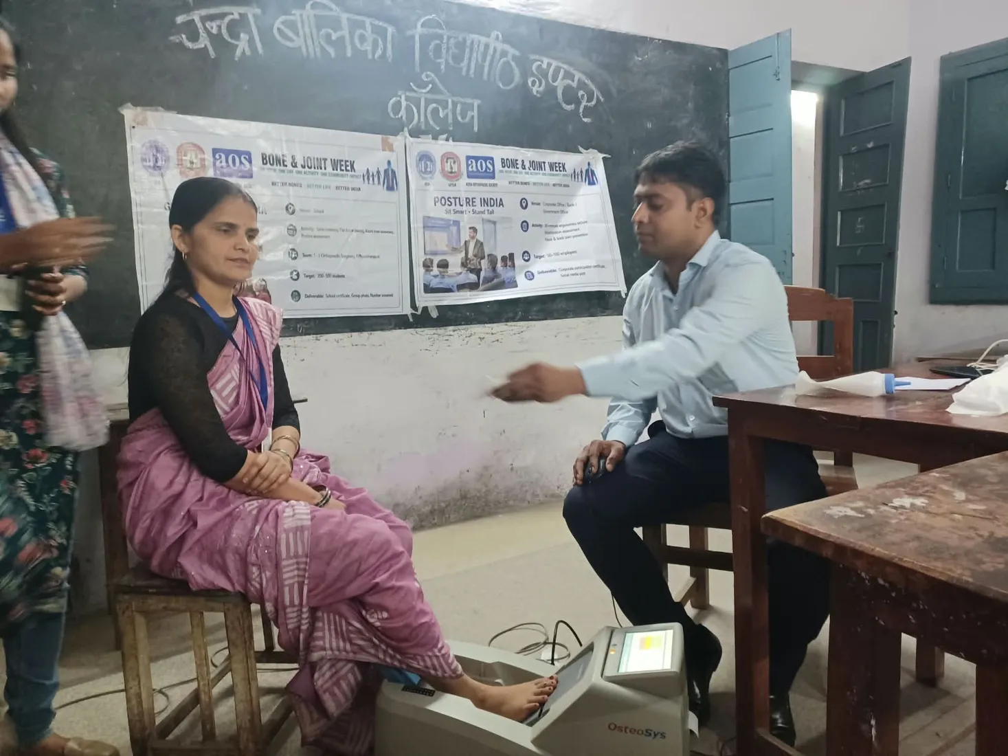 AOS school and women’s bone-health awareness activity under Agra Moves Better 2026 2